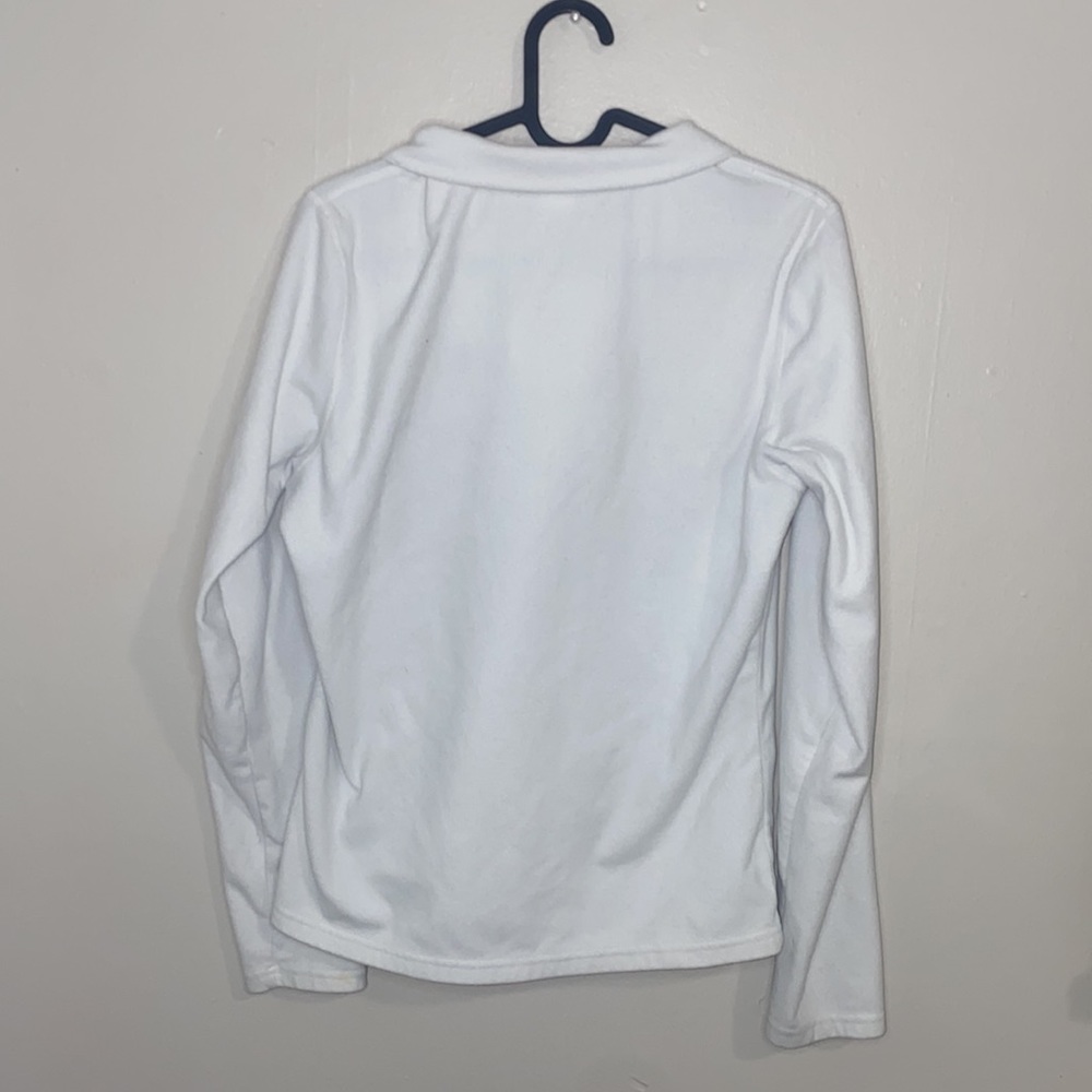 💋White North Face quarter zip polyester pullover! - Picture 8 of 8